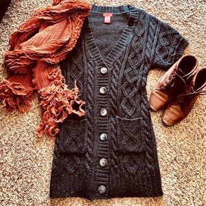 Gray Sweater Tunic/Dress